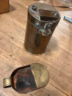 Koperen geldbus en centenbak, Antiek en Kunst, Ophalen, Koper