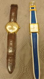 Twee vintage horloges: Union & Commodore, Sieraden, Tassen en Uiterlijk, Horloges | Heren, Overige merken, Overige materialen