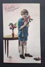 Ansichtkaart uit 1938 Gelukkig Nieuwjaar, Verzamelen, Ansichtkaarten | Themakaarten, Ophalen of Verzenden, 1920 tot 1940, Gelopen