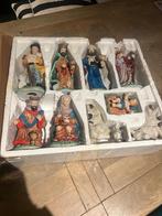 Nieuw in ds 9 delige set kerstfiguren porcelein, Huis en Inrichting, Ophalen of Verzenden, Nieuw