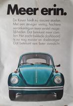 VW - Kever meer erin, Verzamelen, Posters, Reclame, Gebruikt, Ophalen of Verzenden, Rechthoekig Staand