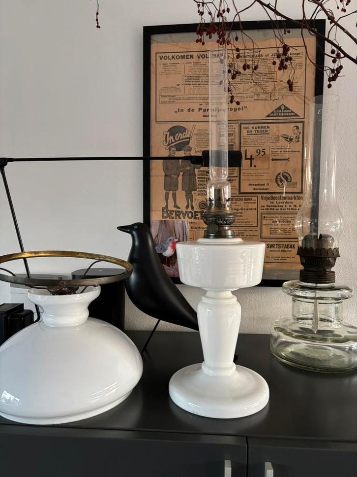 Antieke olielampen, Antiek en Kunst, Antiek | Lampen, Ophalen of Verzenden