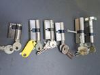 6 x cilinderslot met sleutels, Ophalen, Gebruikt, Rvs, Slot
