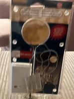 Nieuwe Kandelaar met Kaars, Kunststof, Wit, Nieuw, Ophalen of Verzenden