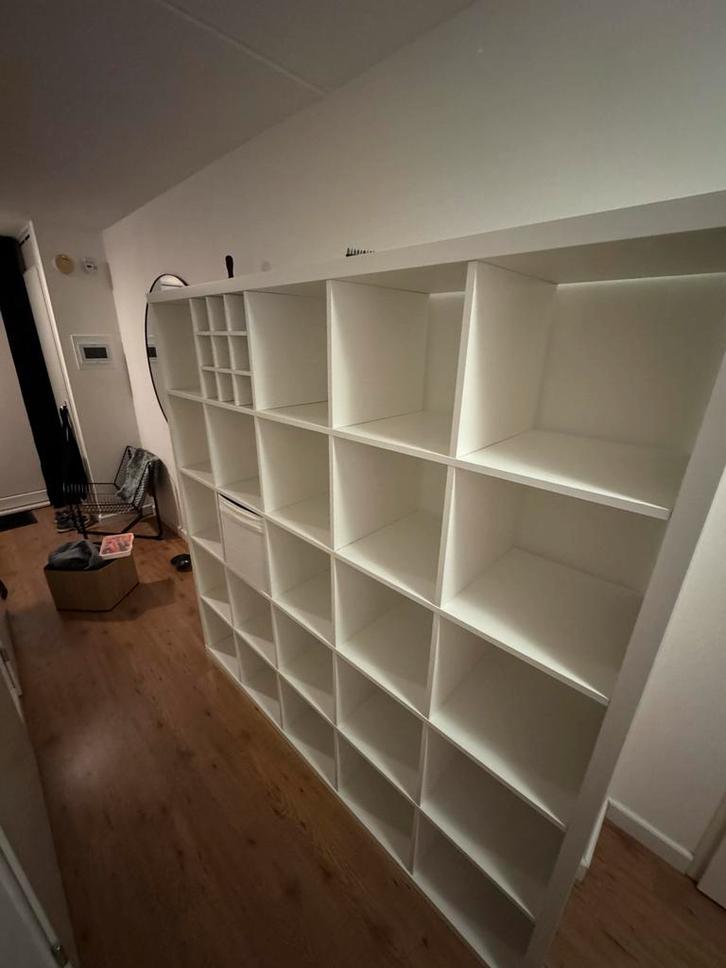 Ikea Kallax Kast, Huis en Inrichting, Kasten | Boekenkasten, Gebruikt, 150 tot 200 cm, 25 tot 50 cm, Met plank(en), Kunststof