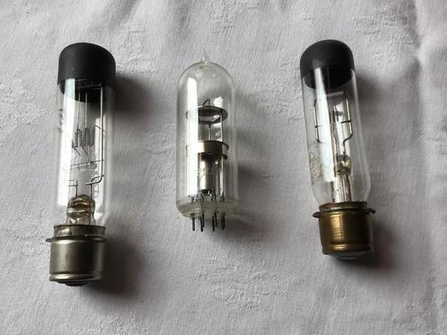 3 Oude buislampen. Elk aannemelijk bod., Antiek en Kunst, Curiosa en Brocante, Verzenden