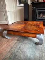 Opiumtafel met aparte poten, Huis en Inrichting, Tafels | Salontafels, Ophalen, Gebruikt, Rechthoekig, Minder dan 50 cm