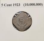 5 Cent 1923 Wilhelmina, Postzegels en Munten, Munten | Nederland, Ophalen of Verzenden