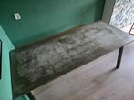 Moet zsm weg: eettafel van beton - 8 personen, Huis en Inrichting, Tafels | Eettafels, Ophalen, Gebruikt, 50 tot 100 cm, Vijf personen of meer