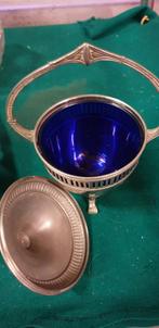 suikerpot antiek, blauw rio tin, Huis en Inrichting, Keuken | Servies, Ophalen of Verzenden