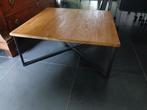 Industriële Salontafel 80x80cm, Ophalen, Gebruikt, 50 tot 100 cm, Vierkant