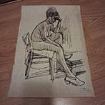 Naakt tekening, Ophalen of Verzenden