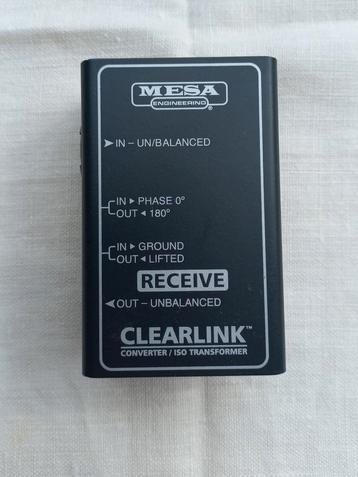 Mesa Boogie Clearlink converter / iso transformer  beschikbaar voor biedingen