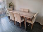 Richmond Maddox eettafel met glasplaat 200*100 cm, Huis en Inrichting, Ophalen, Gebruikt