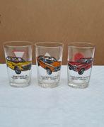 Vintage Auto Glazen Set - BMW, Opel, Ford, Ophalen of Verzenden, Gebruikt