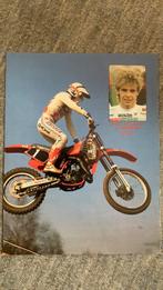 Leuke poster.  DAVE STRIJBOS.  Wereld kampioen 125cc., Verzamelen, Ophalen of Verzenden, Zo goed als nieuw