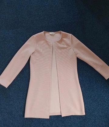 Roze ribbel dames vest/jasje. Halflang. Goede staat beschikbaar voor biedingen