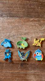 6 rubberen Pokémon sleutelhangers, Ophalen of Verzenden, Gebruikt, Overige typen