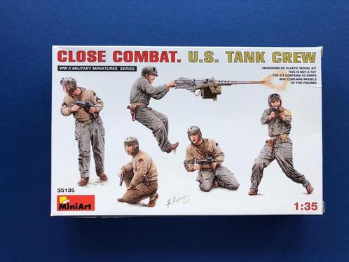 MiniArt	35135	Close Combat. U.S. Tank Crew	1/35, Hobby en Vrije tijd, Modelbouw | Figuren en Diorama's, Nieuw, 1:35 tot 1:50, Ophalen of Verzenden