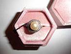 Ring Zilver Majorica Parel Markasiet, Sieraden, Tassen en Uiterlijk, Ringen, Nieuw, Ophalen of Verzenden, Kleiner dan 17, Dame of Heer