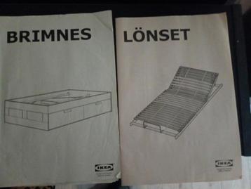 IKEA Brimnes bed met Lönset lattenbodem - afbeelding 4
