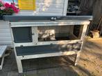 Ferplast Konijnenhok Grand Lodge, Dieren en Toebehoren, Knaagdieren en Konijnen | Hokken en Kooien, Ophalen, 90 cm of meer, Konijn
