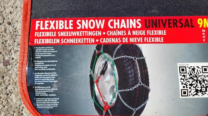 Universele sneeuwkettingen gekocht voor VW, Auto diversen, Sneeuwkettingen, Zo goed als nieuw, Ophalen of Verzenden