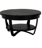 Nieuw in doos salon tafel mango hout, Ophalen, 50 tot 100 cm, Rond, Nieuw