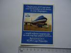 sticker oud KLM vliegtuig BOEING 747 luchtvaart retro piloot, Verzenden, Zo goed als nieuw, Bedrijf of Vereniging