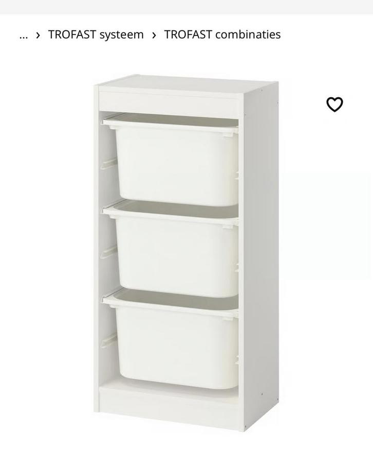 Gezocht!!! Trofast kast met lades, Kinderen en Baby's, Kinderkamer | Commodes en Kasten, Zo goed als nieuw, 90 tot 105 cm, 75 tot 100 cm
