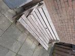 Picknicktafel om te klappen naar bank, Tuin en Terras, Picknicktafels, Ophalen, Gebruikt, Inklapbaar, Rechthoekig