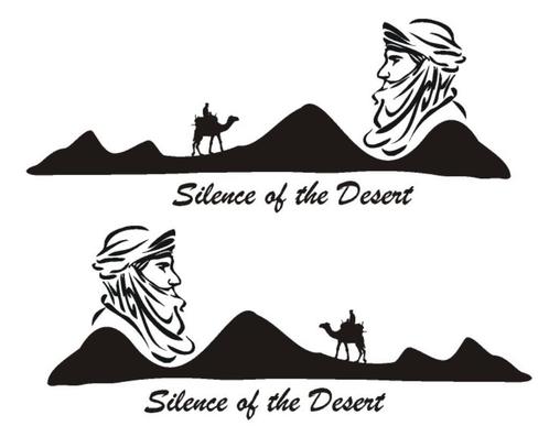 camper caravan sticker striping silence of the desert, Caravans en Kamperen, Camper-accessoires, Nieuw, Ophalen of Verzenden