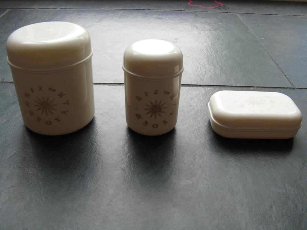 Zeepdoosje + Watten- en Wattipsdoosje, merk: Rotho (0248), Diversen, Ophalen of Verzenden