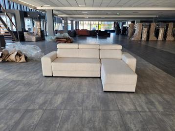 ❇️ OUTLET hoekbank L of R creme 240x180| GRATIS LEVERING beschikbaar voor biedingen
