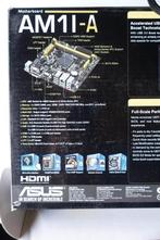 Asus AM1I-A mini-ITX moederbord + proc + geheugen, Computers en Software, Moederborden, Gebruikt, DDR3, Ophalen of Verzenden, Mini-ITX