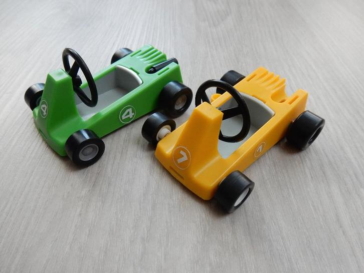 Playmobil raceauto geel en groen, Kinderen en Baby's, Speelgoed | Playmobil, Gebruikt, Los playmobil, Ophalen of Verzenden