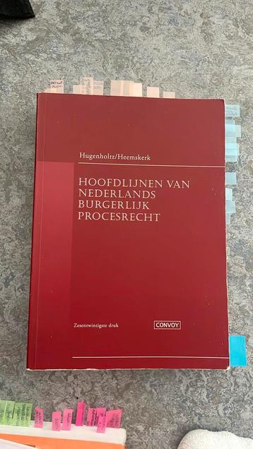 Hoofdlijnen van Nederlands Burgerlijk Procesrecht 9,8 gehaal beschikbaar voor biedingen