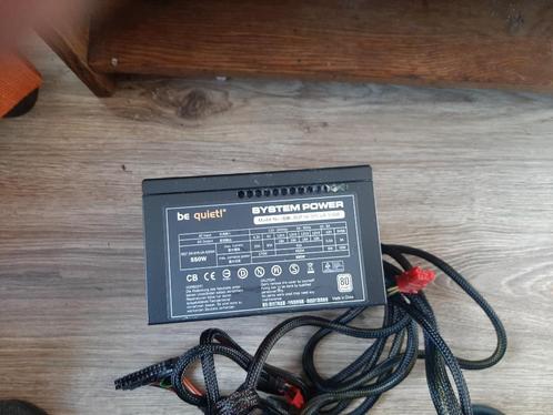 Be Quiet 550 watt Psu voeding, Computers en Software, Interne voedingen, Gebruikt, Ophalen