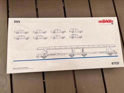 Marklin 47121 Doppel Autotransportwagen, Hobby en Vrije tijd, Modeltreinen | H0, Nieuw, Wisselstroom, Märklin, Ophalen of Verzenden