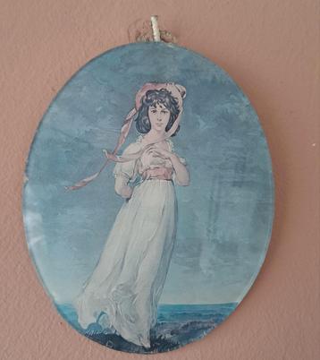 Vintage afbeelding Pinkie girl beschikbaar voor biedingen