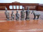 6 keramiek beeldjes van het terra cotta leger, China, Antiek en Kunst, Ophalen of Verzenden