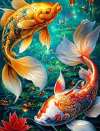 Diamond Painting 50x40 cm - Vierkante Steentjes, Hobby en Vrije tijd, Knutselen, Diamond painting world 2021@gmail.com, Nieuw