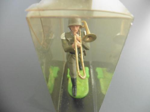 Preiser / Elastolin Musician marching with Trombone., Verzamelen, Militaria | Tweede Wereldoorlog, Landmacht, Miniatuur of Beeldje