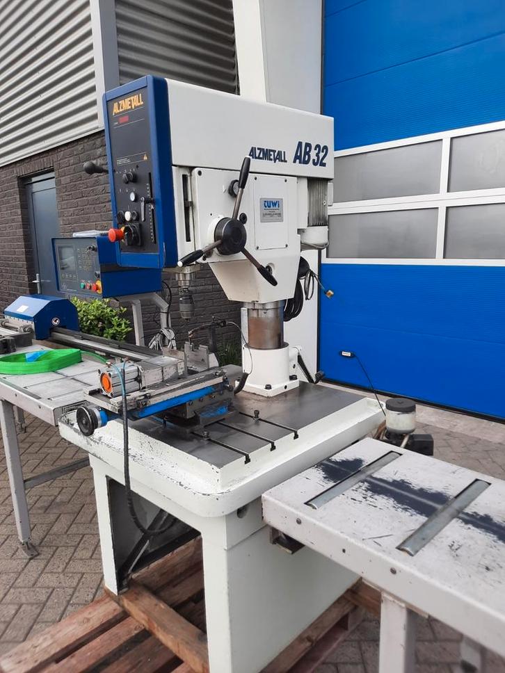 Alzmetall AB 32  Kolomboormachine Variomatic, auto voeding!, Doe-het-zelf en Verbouw, Gereedschap | Boormachines, Gebruikt, Kolomboormachine
