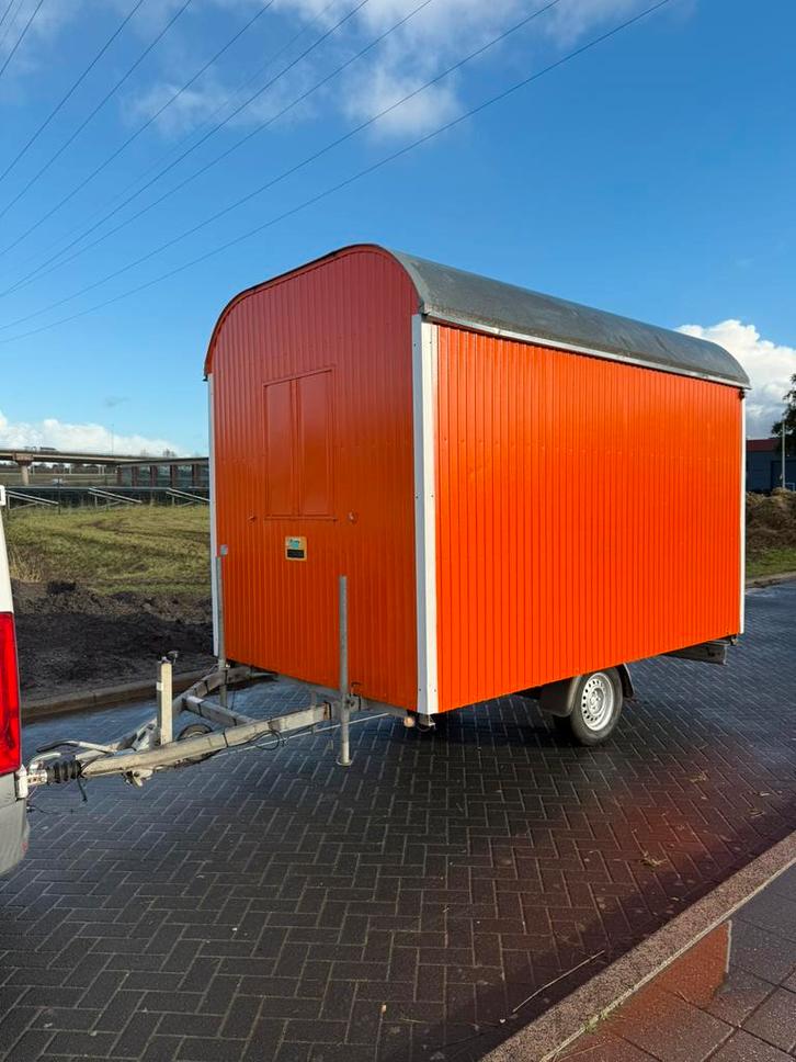 Knauss Bouwkeet Schaftkeet Schaftwagen ( Met Kenteken ), Doe-het-zelf en Verbouw, Bouwketen en Schaftketen, Ophalen