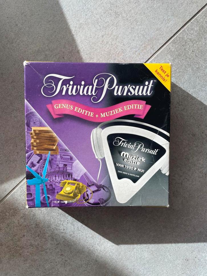 Trivial Pursuit Muziek Editie, Hobby en Vrije tijd, Gezelschapsspellen | Bordspellen, Gebruikt, Drie of vier spelers, Vijf spelers of meer