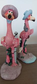 2 flamingo's ( beeldjes ), Ophalen of Verzenden