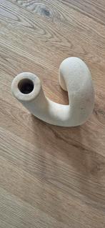 Kandelaar wit/crème, Overige materialen, Nieuw, Ophalen of Verzenden, Crème