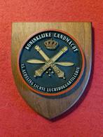 Herdenkings schild k.l.15e afd. lichte luchtdoelartillerie, Ophalen of Verzenden, Landmacht, Nederland
