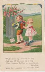 Getekend 1942 Pauli Ebner bloemen voor moeder/rijmpje, Verzenden, 1940 tot 1960, Gelopen, Overige thema's